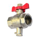 Шаровой кран для подключения 2-го датчика температуры Danfoss 187F0592