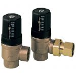 Клапан перепускной IMI Heimeier Hydrolux , внутренняя резьба, DN 32, Qmax = 7 м3/ч, Tmax = 120°C, PN16, материал корпуса — бронза