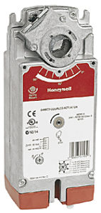 Привод Honeywell с возвратной пружиной, S=2 кв.м, 0/2…10V=; 3-pt, 24Vac