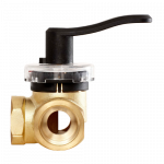 Смесительный клапан поворотный без электропривода Danfoss HRB 3 ду32 1 1/4″ kvs 16 065Z0408