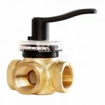 Смесительный клапан поворотный без электропривода Danfoss HRB 3 ду32 1 1/4″ kvs 16 065Z0408