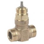 Клапан запорно-регулирующий 2-х ходовой линейный Honeywell, PN25, DN20, G1″, Kvs 4.0, 6.5мм, 2…130 °C