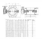 Затвор поворотный с двойным эксцентриситетом чугун EPDM Ду250 Ру10 ред фл д/чуг Benarmo
