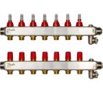 Коллекторы Danfoss SSM-7F с расходомерами, 7 контуров