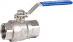 Кран шаровой полнопроходной GENEBRE 2014 11 DN080 PN63, CF8M / CF8M / PTFE + 15% GF, ВР/ВР, рукоятка-рычаг