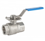 Кран шаровой полнопроходной GENEBRE 2015 09 DN050 PN63, CF8M / CF8M / PTFE + 15% GF, ВР/ВР, ISO 5211, рукоятка-рычаг, кв.14мм