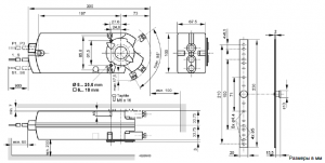 Привод воздушной заслонки Siemens GCA126.1E