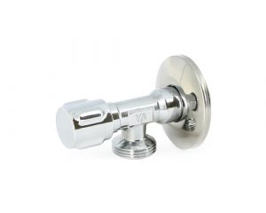 Вентиль Uni-fitt Н 1/2″ х 3/4″ для подключения стиральных / посудомоечных машин, рукоятка металл