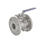 Кран шаровой фланцевый под привод нержавеющий Newkey (2PCy), AISI304 DN32 (1_1/4″), (CF8), PN16