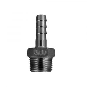 Штуцер елочка нержавеющий Newkey, AISI304 DN20 x DN20 (3/4″ x 3/4″), (CF8), PN16