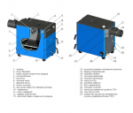Котел твердотопливный Zota Master-18 (с плитой) длина дров до 58 см