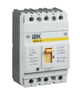 Дифференциальный автомат IEK 3п 125А 15кА ВА44 33