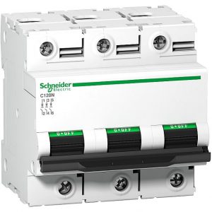 Выключатель автоматический Schneider Electric 3п C 80А 10кА Acti9 C120N