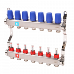 Коллектор MVI 7 выходов в сборе с расходомерами
