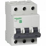 Автоматический выключатель Schneider Electric EASY 9 3-полюсный 10А 6kА