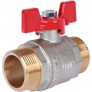 Шаровой кран ROMMER 1 1/4″ НР/НР RBV-0007-0410232