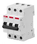 Выключатель автоматический модульный ABB 3п C 32А 4.5кА Basic M BMS413C32