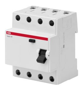 Выключатель дифференциального тока ABB 4п 25А 30мА тип AC Basic M BMF41425