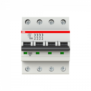 Автоматический выключатель ABB 4-полюсный 0.5А (хар-ка С) S204P C0.5