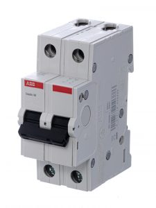 Выключатель автоматический модульный ABB 2п C 50А 4.5кА Basic M BMS412C50