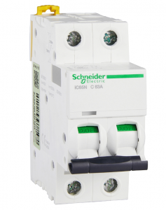 Автоматический выключатель Schneider Electric iC65N 2P 63А 6кА (хар-ка C)