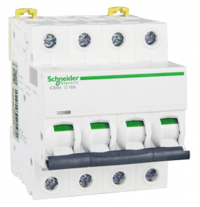 Автоматический выключатель Schneider Electric iC65N 4P 16А 6kA (хар-ка C)