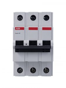 Выключатель автоматический модульный ABB 3п C 40А 4.5кА Basic M BMS413C40