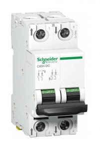 Дифавтомат Schneider Electric Acti9 C60H-DC 2P 1А C 10кА