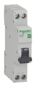 Дифавтомат Schneider Electric Easy9 1P+N 6А C 4.5кА