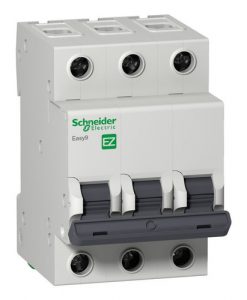 Дифавтомат Schneider Electric Easy9 3P 40А D 6кА