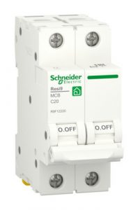 Выключатель автоматический дифференциального тока Schneider Electric RESI9 2P C 20А 6кА