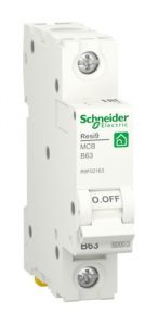 Выключатель автоматический дифференциального тока Schneider Electric RESI9 1P B 63А 6кА