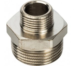 Ниппель Stout НН переходной никелированный 3/4″х3/8″