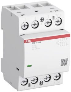 Контактор модульный ABB (40А АС-1 4НО) катушка 230В AC/DC