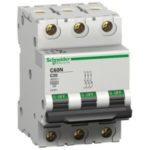 Автоматический выключатель Schneider Electric C60N 3P 40A C