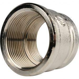 Муфта ВВ переходная никелированная Stout 3/8″ х1/4″