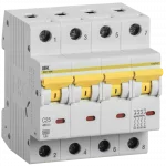 Выключатель автоматический модульный IEK 4п C 25А 6кА ВА47-60M