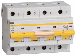 Автоматический выключатель IEK ВА 47-100 4п C 25А 10кА