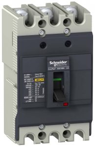 Автоматический выключатель Schneider Electric EasyPact EZC100 30 кА/380 В 3П3Т 40 A