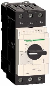 Выключатель автоматический Schneider Electric TeSys GV3 для защиты электродвигателей 65А с магнитным расцепителем