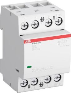 Контактор ABB esb40-22n-06 модульный (40а ас-1, 2но+2нз), катушка 230в ac/dc