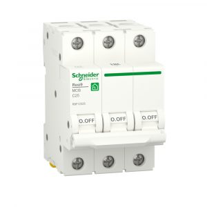 Выключатель автоматический Schneider Electric RESI9 АВ С 25А 3P 6000А