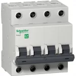 Автоматический выключатель Schneider Electric Easy9 4-полюсный 32А 6кА C