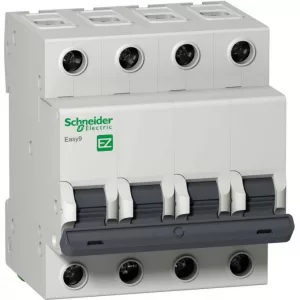 Автоматический выключатель Schneider Electric Easy9 4-полюсный 32А 6кА C