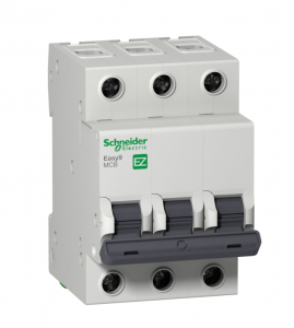 Автоматический выключатель Schneider Electric EASY 9 3-полюсный 16А 6kА хар-ка C