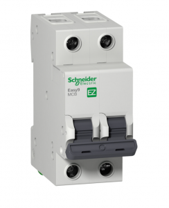 Автоматический выключатель Schneider Electric EASY 9 2-полюсный 6А 6kА хар-ка C