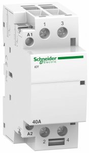 Контактор модульный Schneider Electric iСТ Acti9 40А 2п 2НО 230/240В