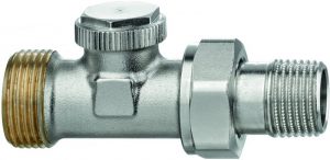 Клапан радиаторный запорно-регулирующий IMI Heimeier Regutec F проходной резьба G 3/4′ x R 1/2′ DN 15
