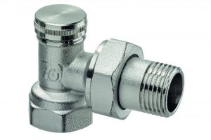 Клапан радиаторный запорно-регулирующий IMI Heimeier Raditec угловой Rp 1/2′ x R 1/2′ DN 15