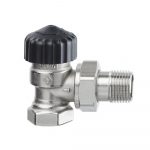 Клапан термостатический без преднастройки Calypso угловой Rp 3/4′ x R 3/4′ DN 20 Kvs = 2.5 м3/ч